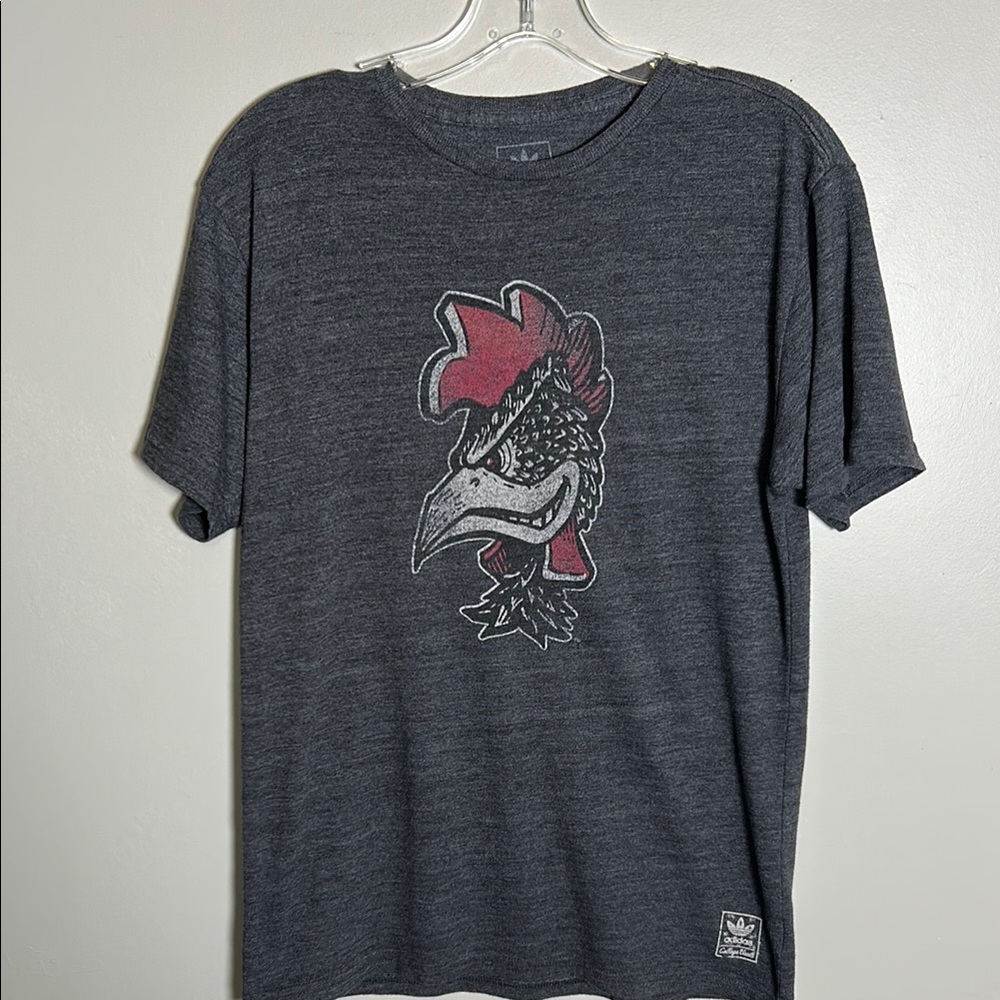 College Vault South Carolina Gamecocks Adidas Women’s Gray Retro T-Shirt Sz Sm